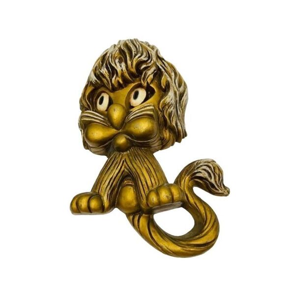 Mid Century Lion Plaques by Homco // Adorable Lion // Lion Decor // Mid Century - Picture 3 of 9